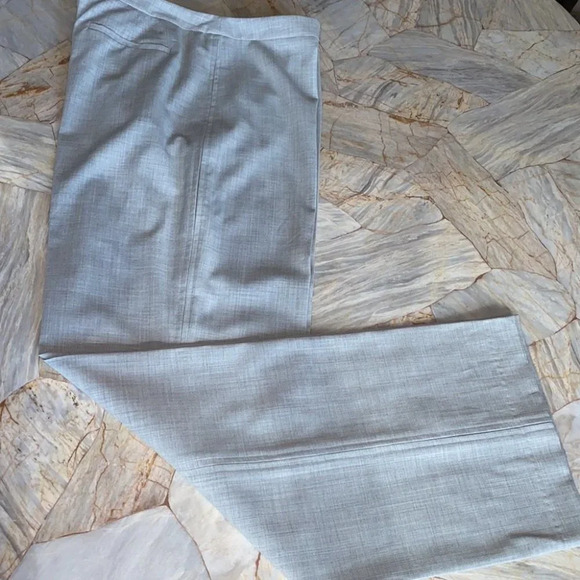BCBGMAXAZRIA ‎ Gray Boyfriend Dress Pants Size 12 - Picture 3 of 6